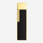 You can have this Twiggy Black Lacquer & Gold Lighter engraved with initials along the side or back on the gold metal part.