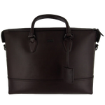 This Hugo Boss business bag is made from a smooth brown leather.