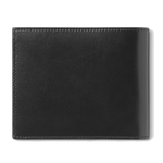 This Montblanc Meisterstück 10CC Leather Wallet with Coin Case is made out of calfskin with a smooth finish.