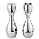These are the Georg Jensen Stainless Steel Cobra Salt & Pepper Grinders.