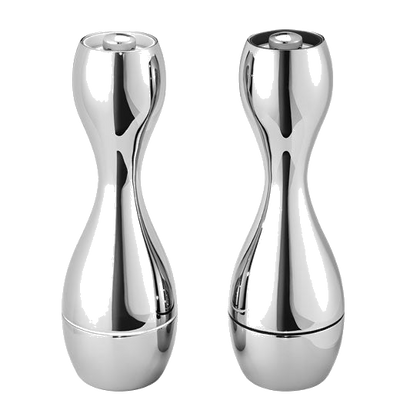 georg jensen cobra stainless steel salt and pepper grinders