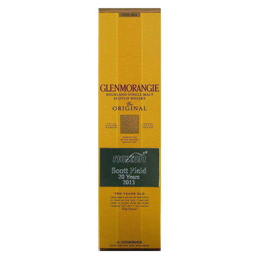 glenmorangie whisky box nexen plaque engraving logo gravo double contour font d92935fbd025edd7beab99e63011603e