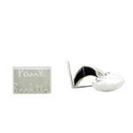 Paul Smith Rectangular Etch Logo Cufflinks