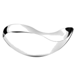 The Georg Jensen Bloom small stainless steel bowl.