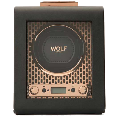 wolf copper axis watch winder