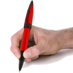 montegrappa aviator red baron rollerball pen in hand