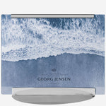 This Georg Jensen Stainless Steel SKY Large Picture Frame has room for 2 photos.