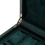 wolf 1834 british racing green 10 piece watch box hinge