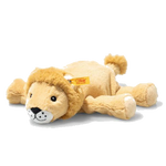 This Floppy Liam the Lion, 20 cm by Steiff is made from soft plush with a synthetic stuffing, including a beanbag.