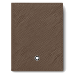 Montblanc's Sartorial 4CC Business Card Holder, Brown is made with saffiano leather.