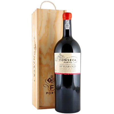 fonseca 10 yr tawny port 300 cl with wooden box