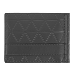 This S.T. Dupont Firehead Soft Leather 6CC Wallet with Money Clip has the brand name in silver lettering on the front.