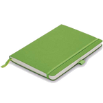 This is the LAMY vibrant Green A6 Softcover Ruled Notebook.