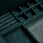 wolf 1834 green british racing 10 watch box with storage close