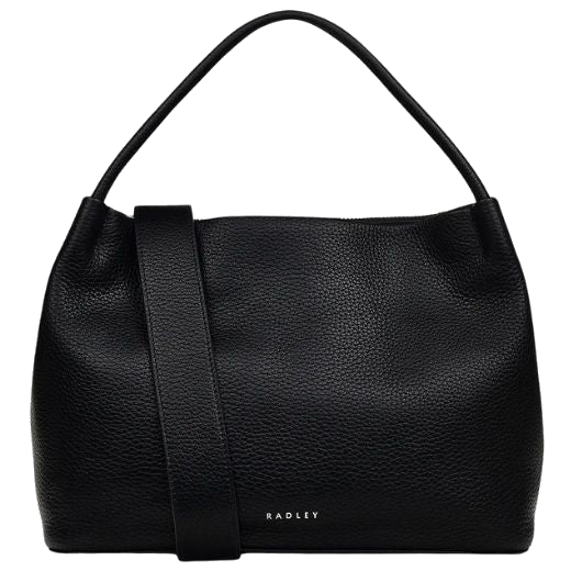 1 radley ivydale road black medium zip top grab bag h1280001