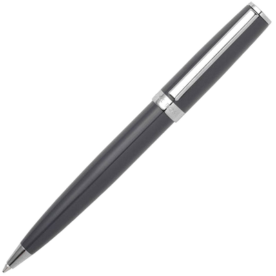 hugo boss grey gear icon ballpoint pen