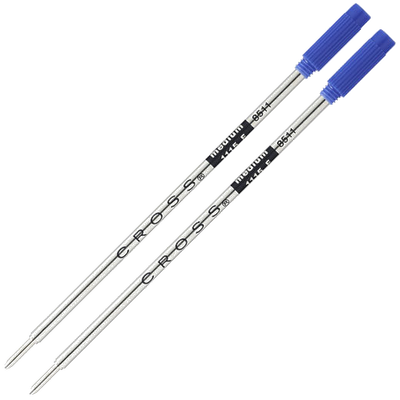 cross 2 pack ballpoint blue medium refills