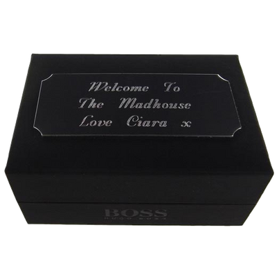 hugo boss jewellery box plaque engraving victoria font 4628db94738b993304ebb056b26a019e