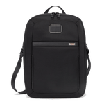 TUMI's Alpha 3 Golf Shoe Bag in Black has a patch that can be embossed.