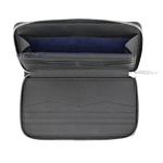 This Neo Capsule Grained Leather Wallet Zip Around by S.T. Dupont has the distinctive blue on the lining behind the soft-grain leather.