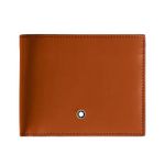 This Montblanc Meisterstück 6CC Rust Leather Wallet is made out of smooth cowhide leather that has been tanned in a rust colour.