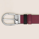 montblanc black cassis leather belt2