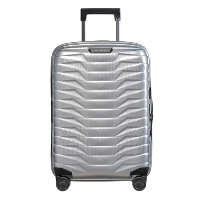 silver carry on case