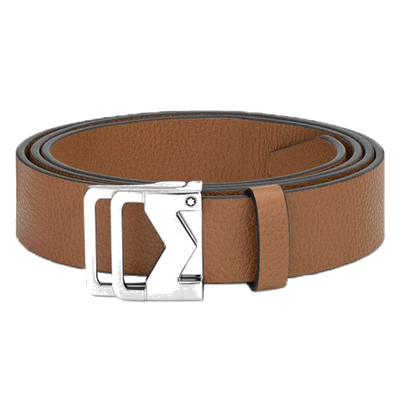 montblanc caramel leather b