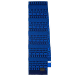 This is the Paul Smith Men's Navy Fair Isle Lambswool Scarf.