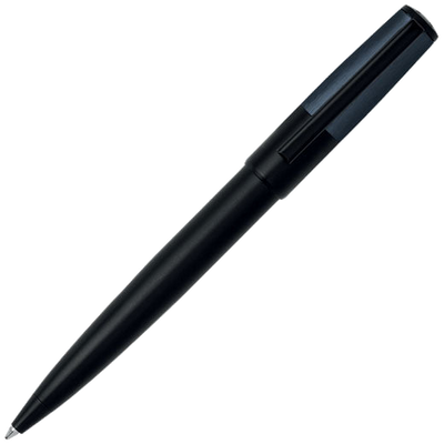 boss black navy gear minimal ballpoint pen