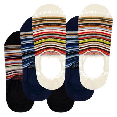 paul smith men s no show stripe socks3