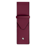 Montblanc's Meisterstück Cassis Leather 2 Pen Pouch is great for storing 2 of your Montblanc pens together and will keep them safe.