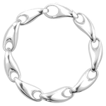 Sterling Silver Reflect Bracelet designed by Georg Jensen.
