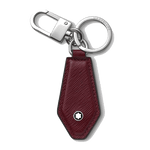 The Montblanc logo has been placed on the bottom of this leather keyring.