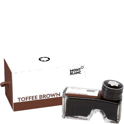 montblanc toffee brown ink bottle