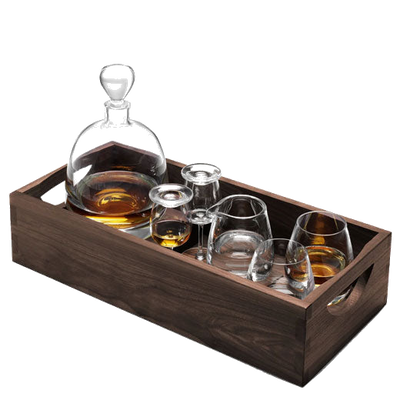lsa whisky islay connoisseur set with tray