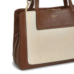 h1274205 dukes place brown ziptop grab bag