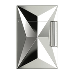 This Ligne 2 Small Fire X Chrome Lighter by S.T. Dupont is made out of palladium with a polished chrome finish.