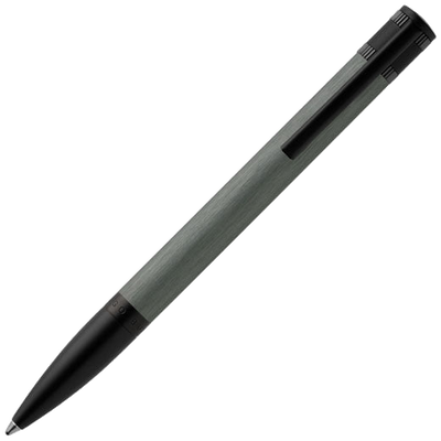 hugo boss brushed grey explore ballpoint pen