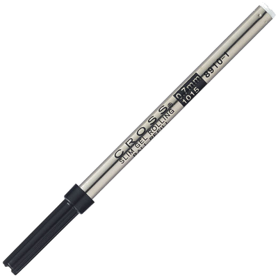 cross black slim medium rollerball pen refill