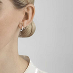 georg jensen silver mercy spiral earrings model