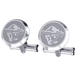 1858 Iced Sea Cufflinks designed by Montblanc.