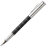 This is the Graf von Faber-Castell Classic Anello Black Fountain Pen