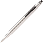 This Chrome Tech 2 Ballpoint Pen with Stylus was designed by Cross.