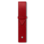 Montblanc Sartorial Red Saffiano Leather Pen Pouch