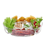 lsa platter clear glass