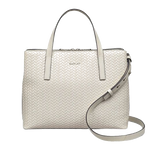 This Dukes Place Chalk Weave Medium Multiway Bag by Radley has top grab handles and a detachable strap.