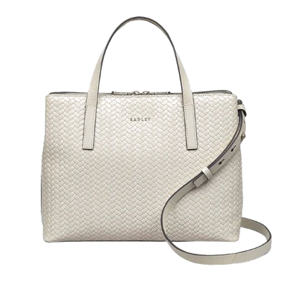 radley dukes place chalk weave multiway bag