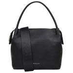 The Ivydale Road Small Black Zip-Top Cross Body Bag by Radley.
