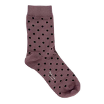 This pair of Paul Smith socks come in pink with a black polka dot pattern.